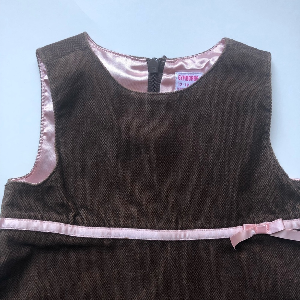 Gymboree Fox Jumper Dress- Girls 12-18M - Picture 4 of 11